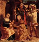 Master of Ab Monogram The Adoration of the Magi oil painting reproduction